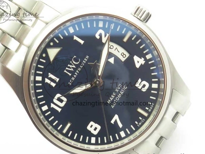 MIROTIME 1231 Mark XVII IW327014 Le Petit Prince MKS 1:1 Best Edition Blue Dial on SS Bracelet MIYOTA 9015 V FastDry 7191